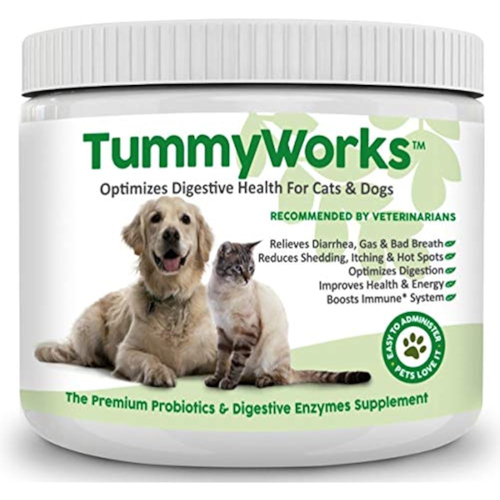 Probiotics For Dogs & Cats. Best Powder To Relieve Diarrhea, Yeast