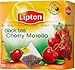 Lipton Black Tea - Cherry Morello - Pyramid tea bags-1 box -