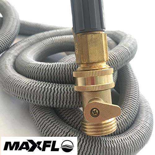 Heavy Duty Brass Garden Hose Shut Off Valve [2 Pack] Garden Hose Connector Garden Hose Valve