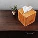J JACKCUBE Design Premium Bamboo Tissue Box Cover – Modern Square Design for Home, Office, and Bathroom – Eco-Friendly and Durable Tissue Holder - MK273A