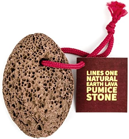 LinesOne Premium Natural Earth Lava Pumice Stone. Volcanic pumice stone for pedicure. Callus remover