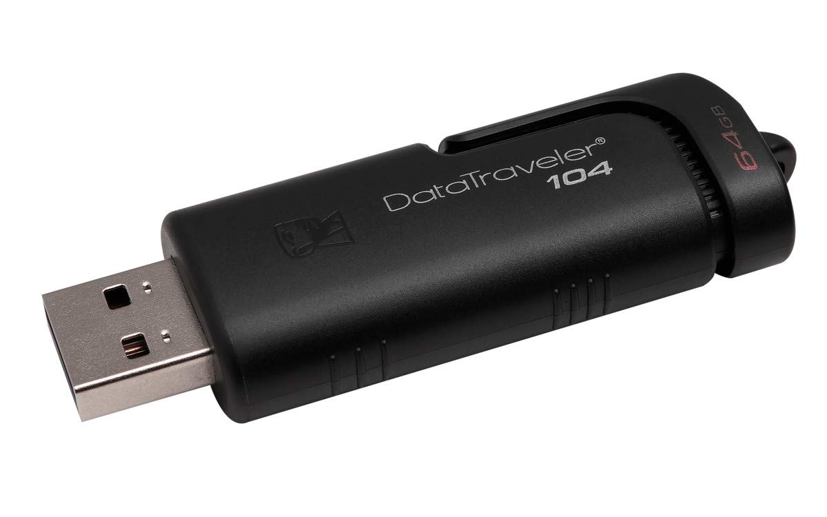 Kingston DataTraveler 104, USB 2.0 Flash Drive, 64 GB