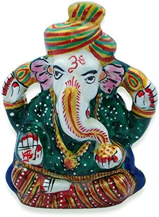 Hindu God Ganesha Idol Brass Statue, Sculpture