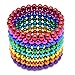 YYage 8 Colors 216 Pieces 5MM DIY Magnets Toys Magnet Sculpture Building Blocks Magnetic Fidget Gadget Toys Set for Stress Relief ,Office and Home Desk Toys Desk Games