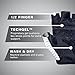 Harbinger Women's FlexFit Wash and Dry Weightlifting Gloves with Padded Leather Palm (Pair) (2017 Model)