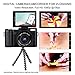 Digital Camera Vlogging Camera Full HD1080p 24.0MP Camcorder 3.0 Inch Flip Screen Camera with Retractable Flashlight
