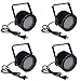 TMS 4pcs 86 RGB LED Stage Light Par Dmx-512 Lighting Laser Projector Party Club Dj