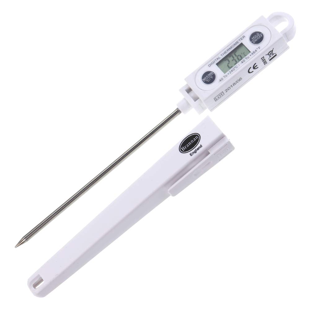 Brannan Instant Read Meat Thermometer Digital Probe Waterproof