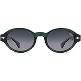 SOJOS Retro Oval Polarized Sunglasses for Women Men Chic Trendy 90s Sunnies Shades UV protection Sun Glasses SJ2630