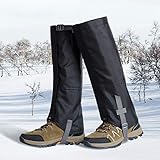 Leg Gaiters Waterproof Snow Gaiter Shoes Gaiters 600D Anti-Tear Oxford Cloth for Outdoor Hiking Walking Climbing Hunting