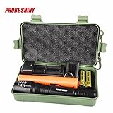 8000 lumens Super Bright XM-L T6 LED Adjustable Focus Rechargeable Flashlight Kits VIASA