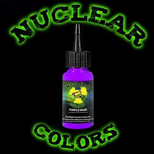Moms Nuclear UV Tattoo Ink Purple Haze Ultra Violet USA 1oz