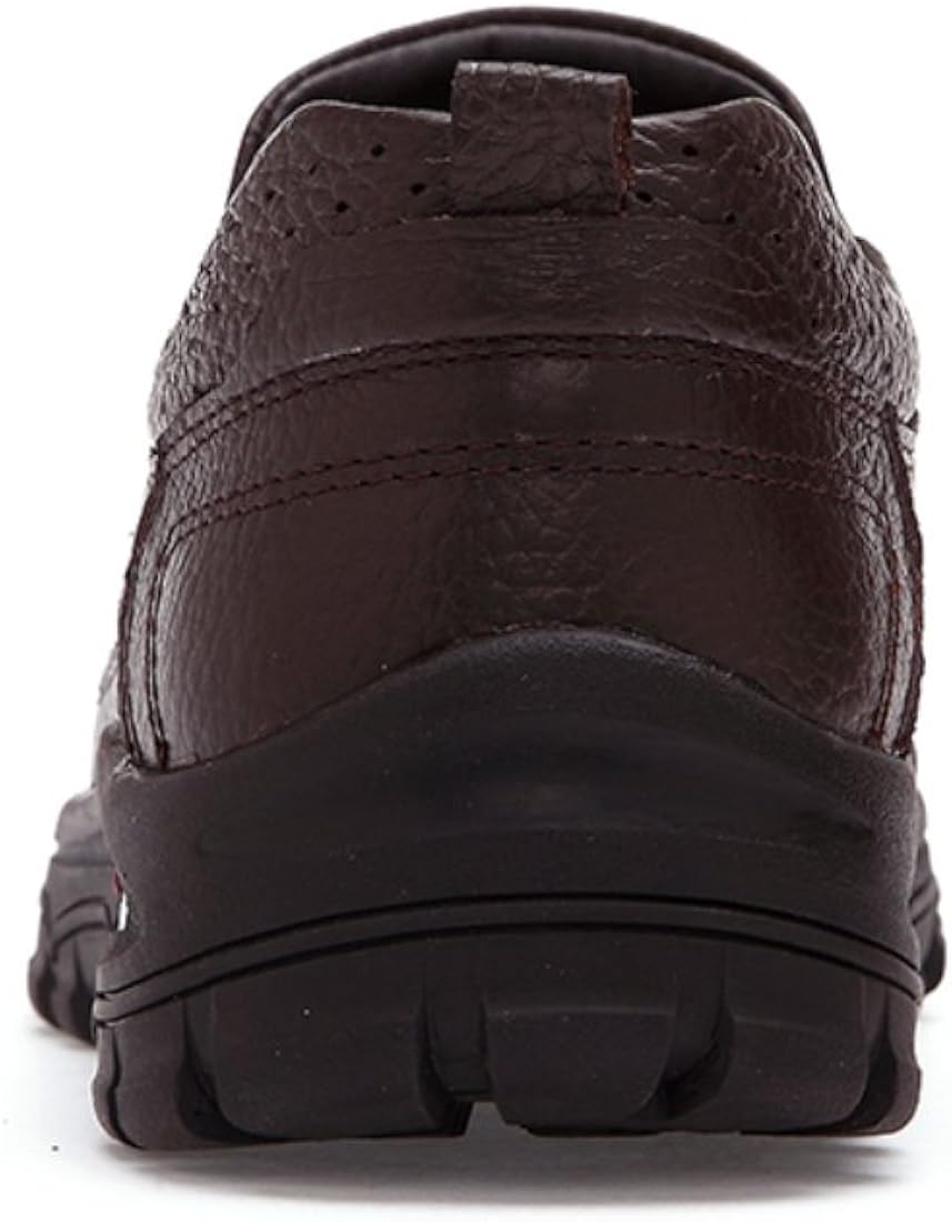 Scarpe da uomo da alpinismo in pelle da uomo senza lacci ZXWFOBEY in nero e  marrone Scarpe da uomo urban-earth.co.uk