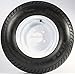 eCustomRim Trailer Tire + Rim 20.5 X 8 X 10 205/65-10 20.5X8.0-10 20.5/800-10 5 Lug White