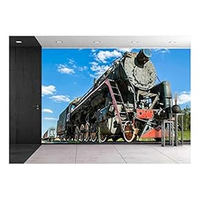 Old Steam - Removable Wall Mural | Self-Adhesive Large Wallpaper - 66x96 inches