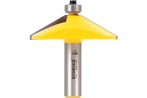 YONICO Router Bits Bevel Edge Forming 60 Degree 1/2-Inch Shank 13918