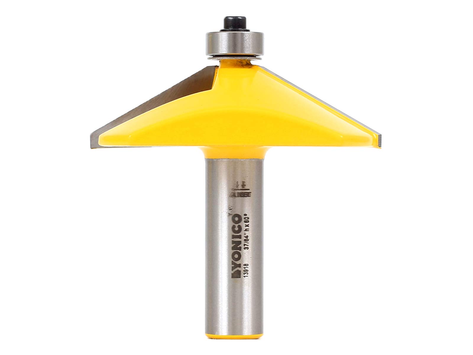 Yonico 13918 60 Degree Bevel Edge Forming Router Bit 1/2-Inch Shank — image 1