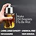 Premium Olive Oil Sprayer Mister for Kitchen Cooking Spritzer, Atomizer with Pump and Filter,Clog Free Non aerosol Vinegar BBQ Evo Oil Sprayer Bottle -Stainless Steel Glass (Oil Sprayer Mister)