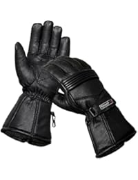 Thermal Motorbike Motorcycle Leather Gloves Waterproof Protection Winter Summer (S)