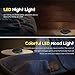 White Noise Sound Machine for Sleeping, 20 Non - Looping Soothing Sounds Lullaby Colorful Night Light Timing Baby Therapy Sound Machine, Auto-Off Timer Battery or USB Output Charger (UFO Black)