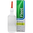 Fleet Laxative Saline Extra Enema for Adult Constipation, 7.8 fl oz Bottle (2 Pack)