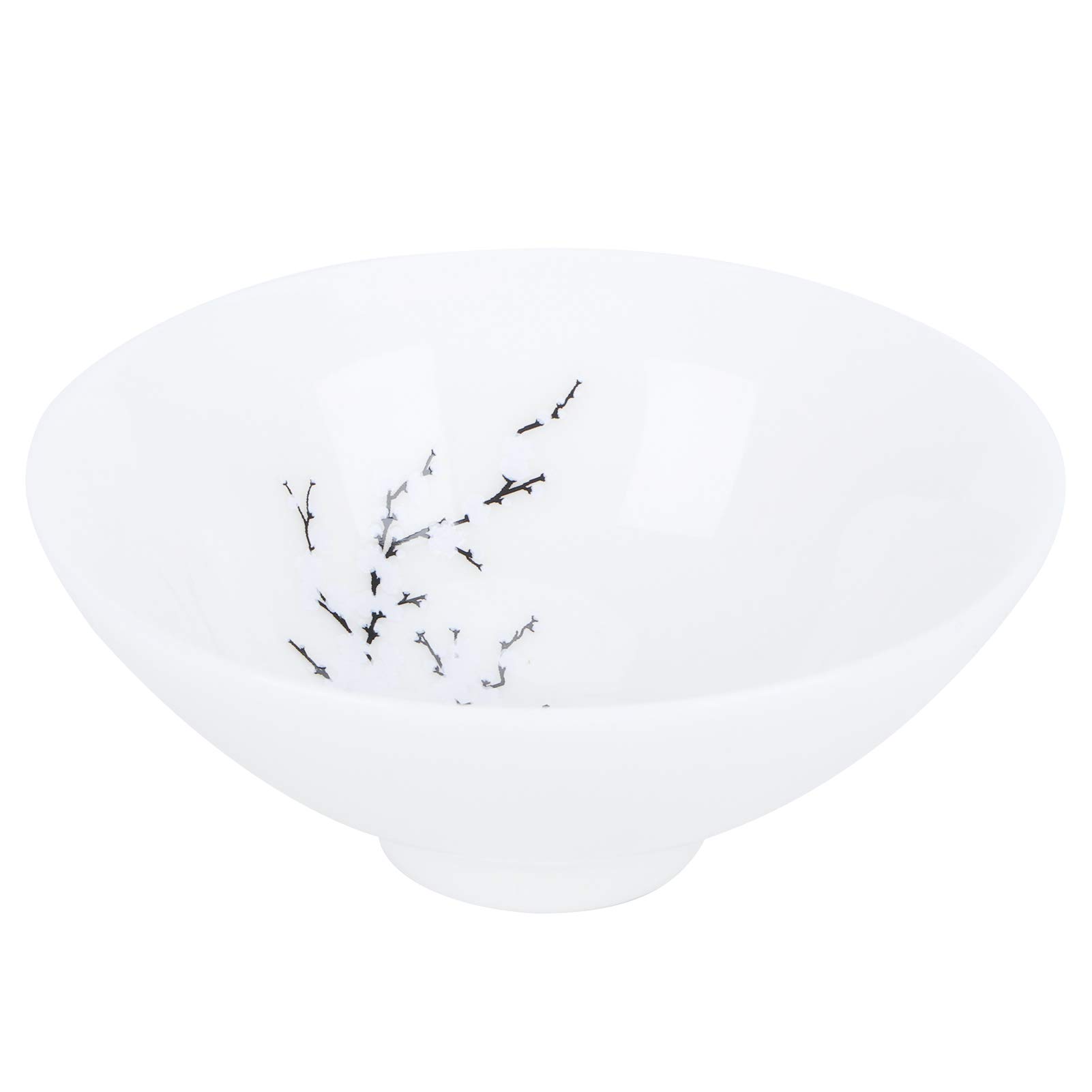 Joyzan Temperature Color Changing Cup, Plum Blossom Cup Japanese Style Sakura Ceramic Tea Bowl Colour Hot Heat Sensitive Mug Flower Display Household Supplies for Coffee Drink Milk(Plum Flower)