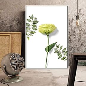 Floating Framed Canvas Wall Art for Living Room, Bedroom Flowers Canvas Prints for Home Decoration Ready to Hang - 16x24 inches