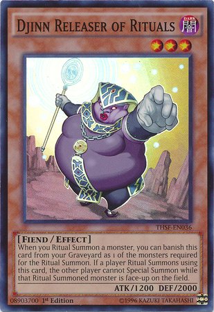 Yu-Gi-Oh! - Djinn Releaser of Rituals (THSF-EN036) - The Secret Forces - Unlimited Edition - Super Rare