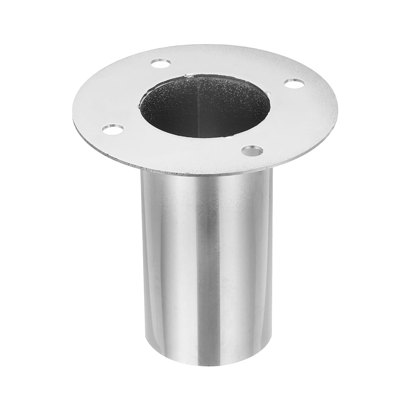 Photo 1 of PATIKIL 2" Duct Connector Flange, Straight Pipe Exhaust Flange Stainless Steel Pipe Hose Duct Collar for Heating Cooling Ventilation HVAC System