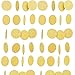 Gold Glittery Taco Bout A Party Banner and Gold Circle Dots Garland (25Pcs Circle Dots),for Bachelorette Wedding Mexican Fiesta Theme Party Decorations