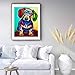 Komking Painting Paint by Numbers for Adults, DIY Paint by Number Kits for Kids Beginner on Canvas, Cute Dog 16x20inch