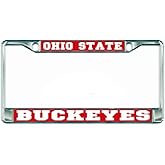 Craftique Ohio State Metal License Plate Frame