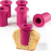 Elfzone Cupcake Corer Muffin Plunger Cutter Pastry Decorating Tool Kit | 6PCS cupcake corer plunger set, muffin cake pastry cutter, high-grade plastic, decorating tool, easy to use