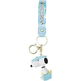 MINISO Snoopy Keychain Peanuts Bag Backpack Handbag Charm Collection Cute Key Chain for Car Keys Birthday Gifts