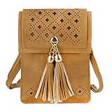 Tassel Crossbody Handbags for Women Girls, PU