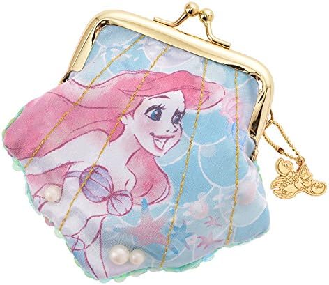 Amazon Co Jp アリエル コインケース がま口 がまぐち ディズニープリンセス 財布 ディズニー ディズニーストア 雑貨 グッズ キャラクター Disney Crystal Dream Mermaid カラビナ セット おもちゃ