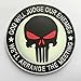 SpaceAuto 3D PVC Rubber God Will Judge Our Enemies We'll Arrange the Meetings Punisher Tactical Morale Badge Emblem Patch Sized 3.15