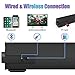 Sound Bar Bluetooth Wired and Wireless Mini Soundbar Surround Sound Home Theater Built-in Subwoofers for TV/PC/Phones/Tablets with Remote Control AUX/TF Card 2 X 5W 16.9 Inchesthumb 4