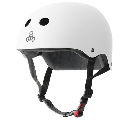 Triple Eight Certified Sweatsaver Helmet for Skateboarding, BMX, Roller Derby, Roller Skating, Inline Skating, Scooter and Bike