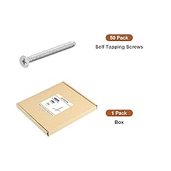 DTGN 50Pcs #10x2-3/8" Flat Head Wood Screws, 304