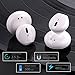 XIAOWU True Wireless Sport Earbuds Bluetooth Headphone X7, Noise Cancelling Earphones 4.2 Bluetooth IPX5 Waterproof Mega Bass Quiet Touch Headset (X11-White)