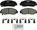 BOSCH BC959 QuietCast Premium Ceramic Disc Brake Pad Set - Compatible with Select Acura CSX; Honda Accord; FRONT