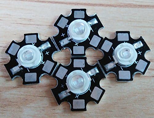 10PCS 1w 400-405nm uv high Power led with 20mm PCB