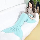 Sui Warm and Soft All Seasons Mermaid Blanket Sofa Quilt Living Room Blanket for
