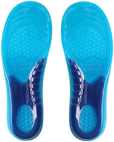 LeLehome Sport Insole Gel Massaging Insole Shoe Inserts for Low Arches Orthopedic and Plantar Fasciitis Running, Hiking and More - Shoe Insoles for Men & Women, Extra Protect Gel Foot Cushion 1 Pair