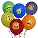 36 Building Block Party Balloons 6 Colors in 6 Fun Characters Brick Theme Birthday Supplies Favors Decorations Pack by Gift Boutique