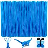 Iooleem 200pcs Dark Blue Pipe Cleaners, Chenille