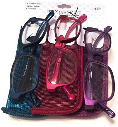 1.25 Emila XtraSight Foster Grant 3 Pack Reading Glasses