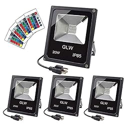 GLW 20W RGB LED Flood Lights Color Changing