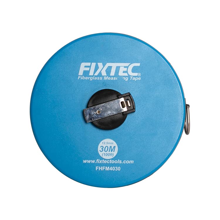 FIXTEK Measure with Ease and Accuracy Fiberglass Measuring Tape 30m*12.5mm Long Fiberglass Measuring Tape, Gauge Measure Ruler Tools for DIY or Building Requirements Surveyors and Engineers Site